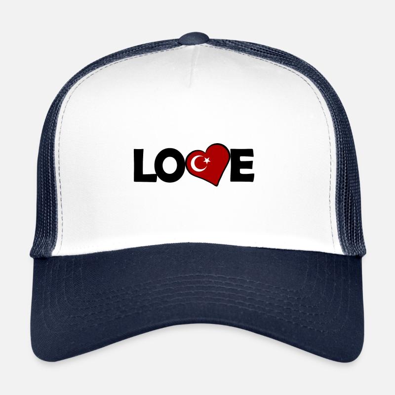 A heart for Turkey Trucker Cap