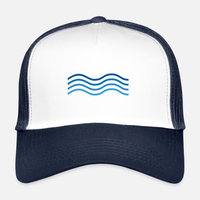 Wave water holiday Trucker Cap