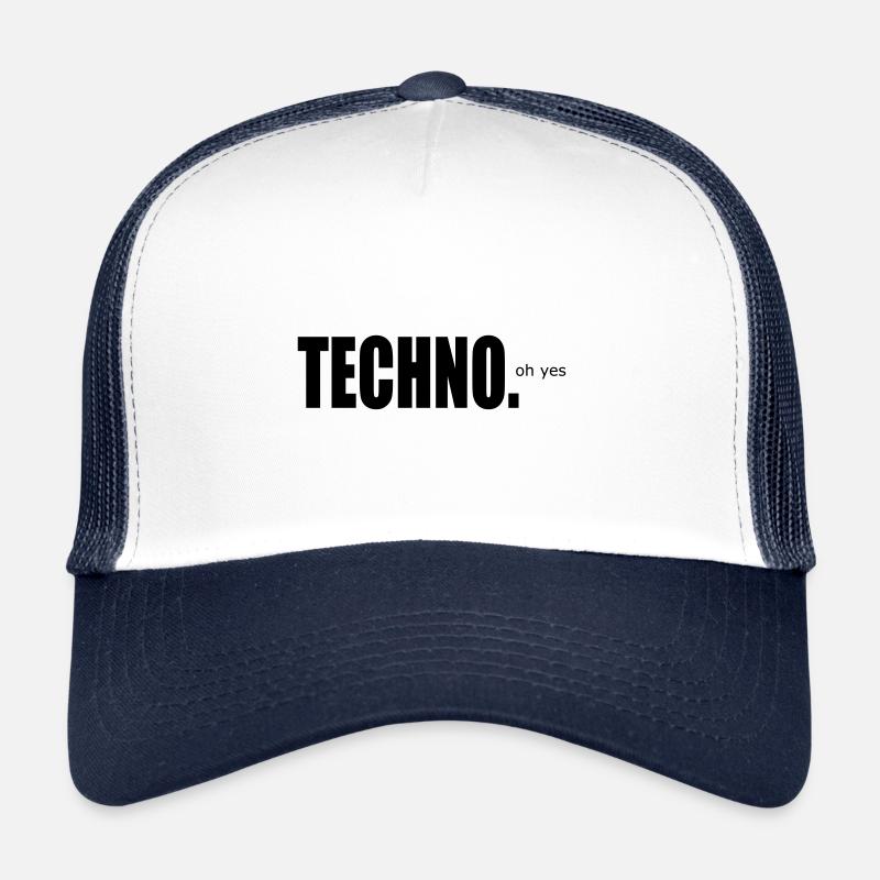 TECHNO Casquette trucker 