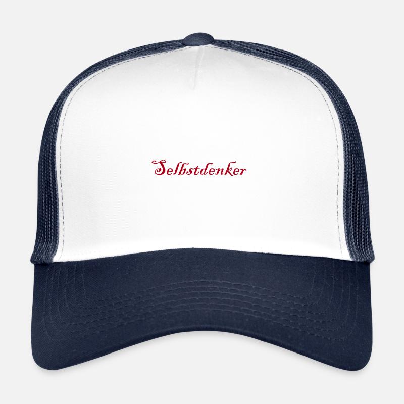 Self-thinker red 2 Trucker Cap