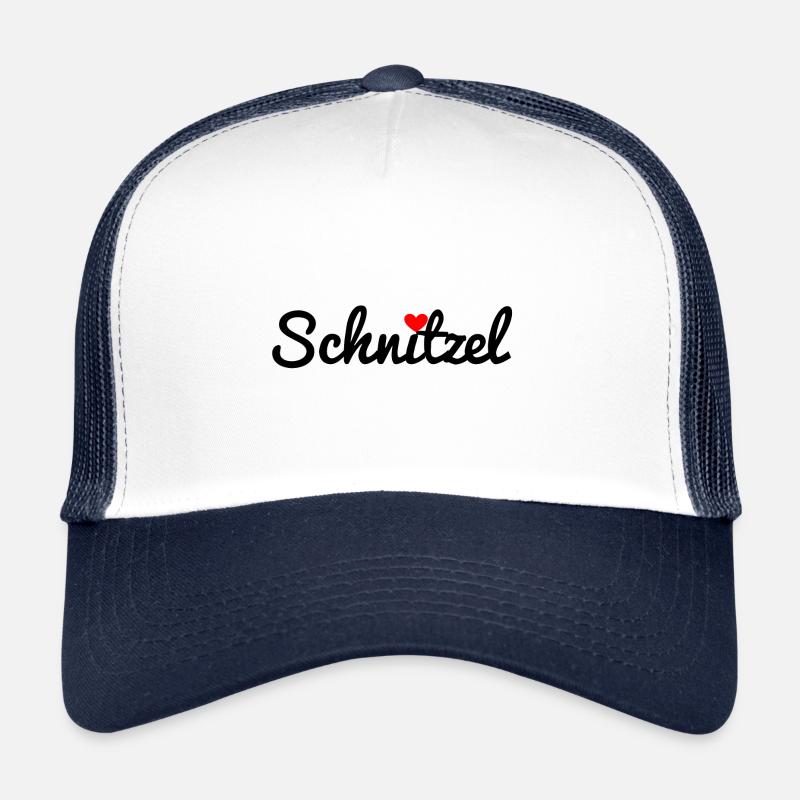 Schnitzel - Trucker Cap - Weiß/Navy