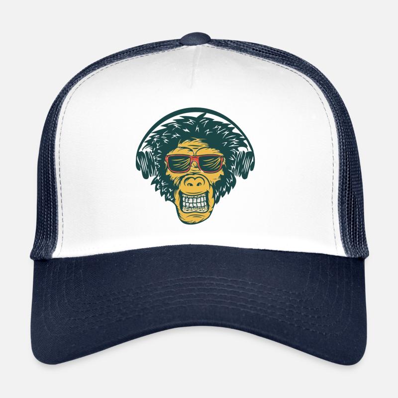 visage de singe Casquette trucker 