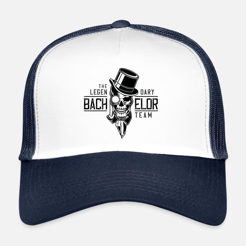 junggesellen abschied gruppe - Trucker Cap - Weiß/Navy