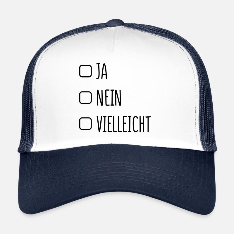 oui non Casquette trucker 
