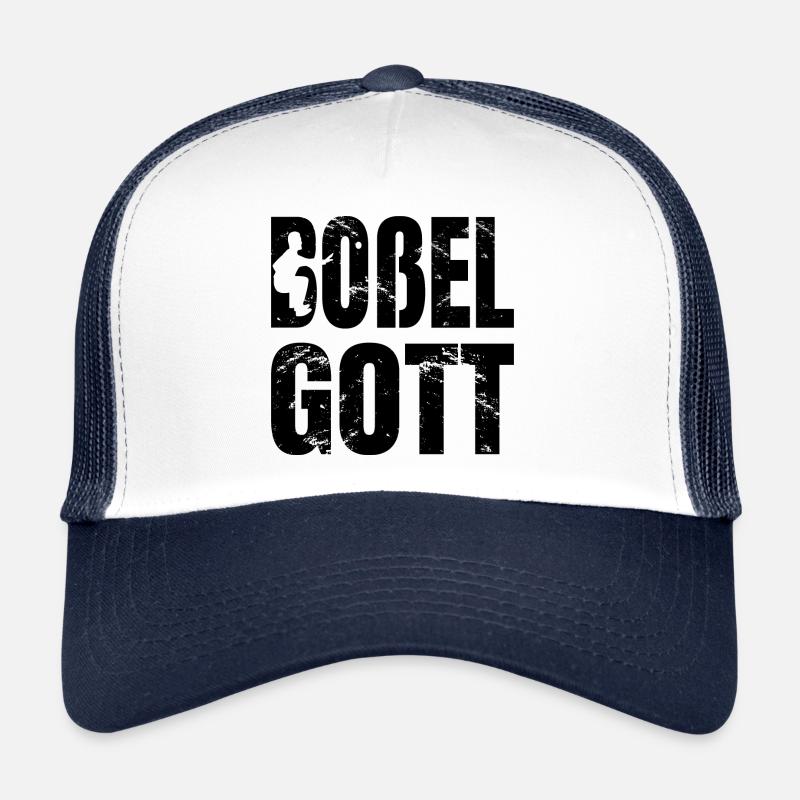 Boßelgott Boßeln Bossel Gott Spruch Geschenk Trucker Cap