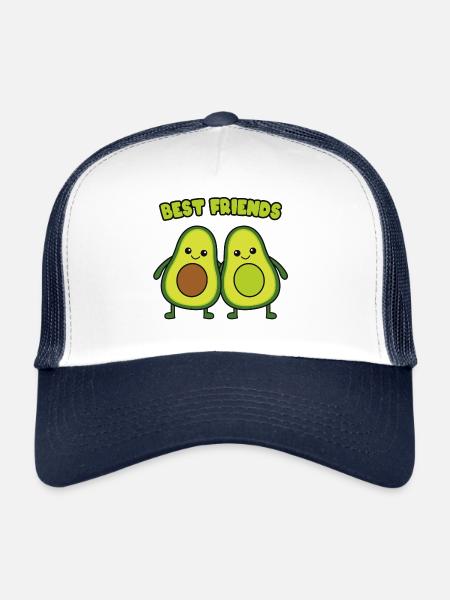 Best friends avocados - Trucker Cap - white/navy