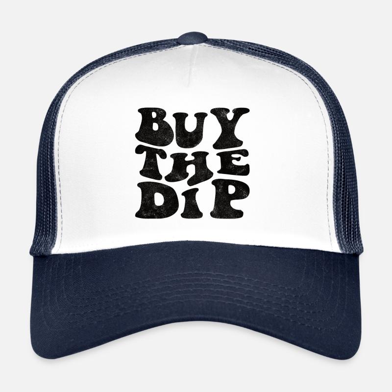 Buy the dip! retro black Trucker Cap