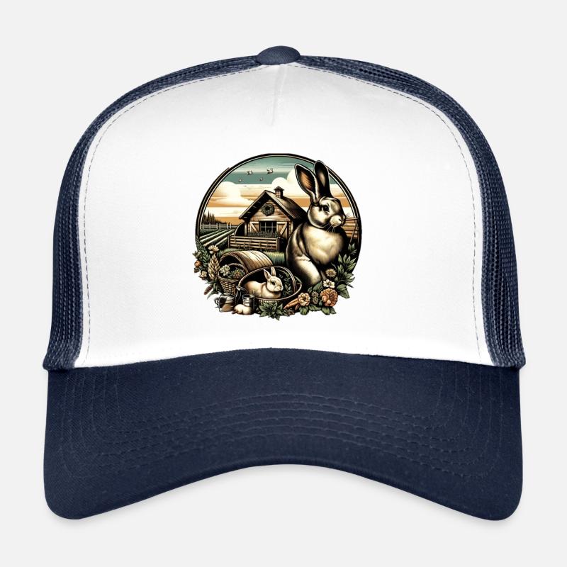 Elevage de lapins Casquette trucker 
