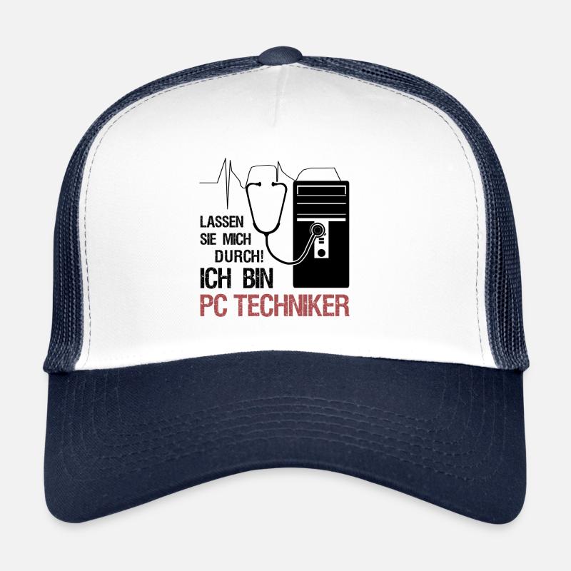 PC Techniker Stetoskop IT Systemtechniker Geschenk Trucker Cap