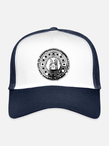 Münster - Trucker Cap - Weiß/Navy - Vorne