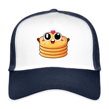 Pancake - Trucker Cap - Weiß/Navy - Vorne