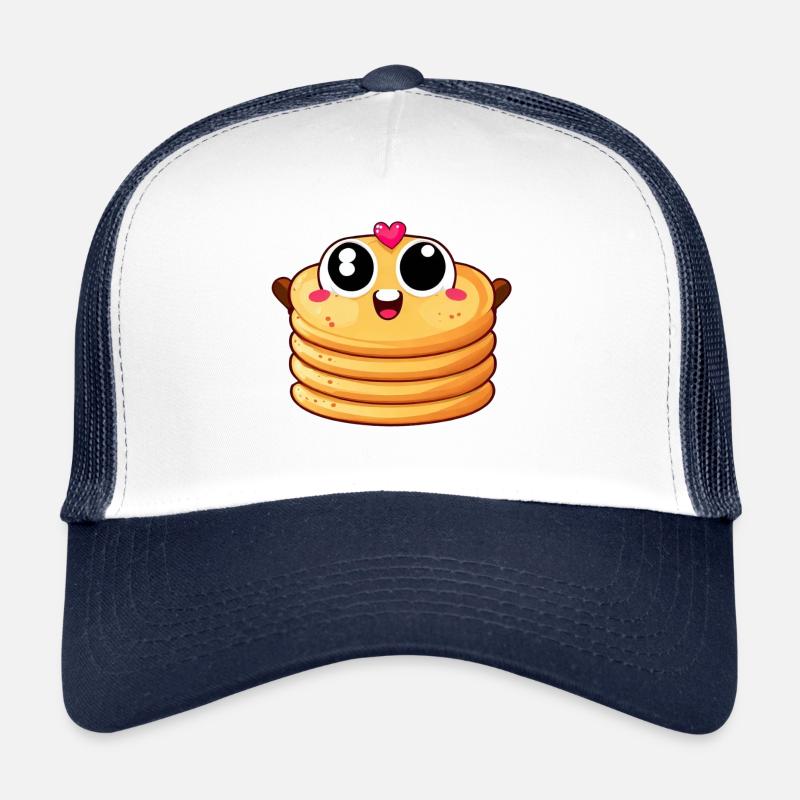 Pancake - Trucker Cap - Weiß/Navy