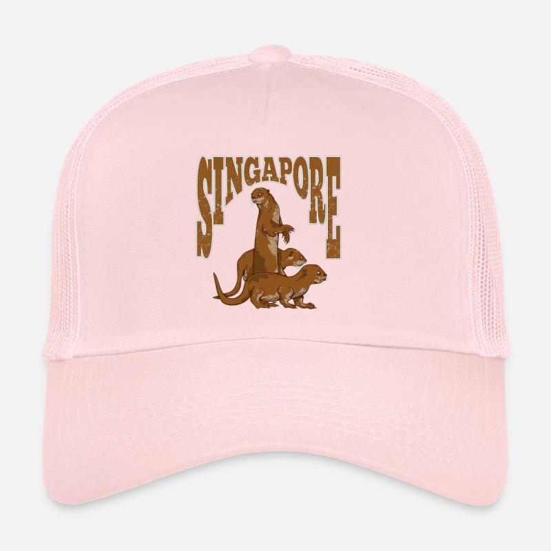 Sea Otters Singapore Trucker Cap