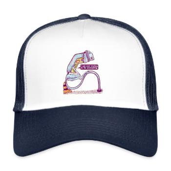 Traffic light - Trucker Cap - white/navy - Front