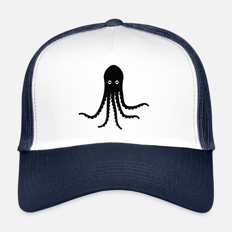 Octopus Squid Tentacle Gift Trucker Cap