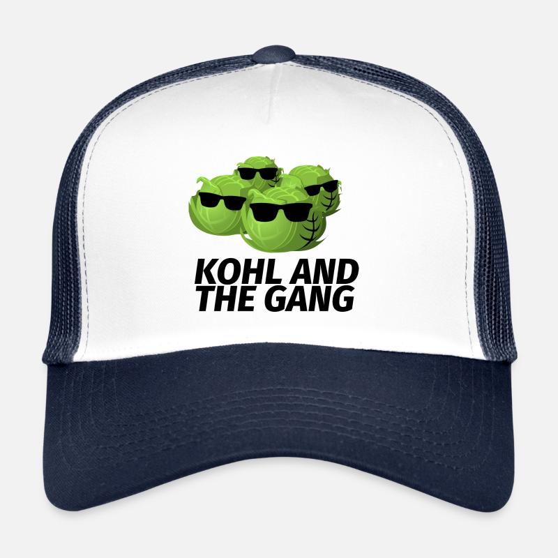 kohl and the gang - Trucker Cap - Weiß/Navy