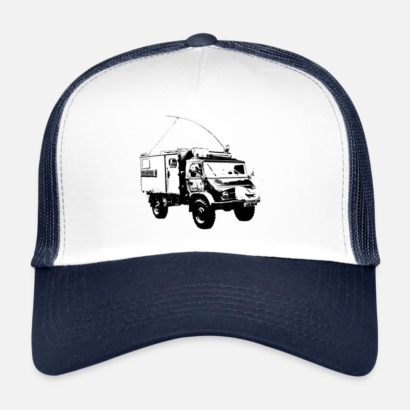 Unimog 404S - Trucker Cap - white/navy