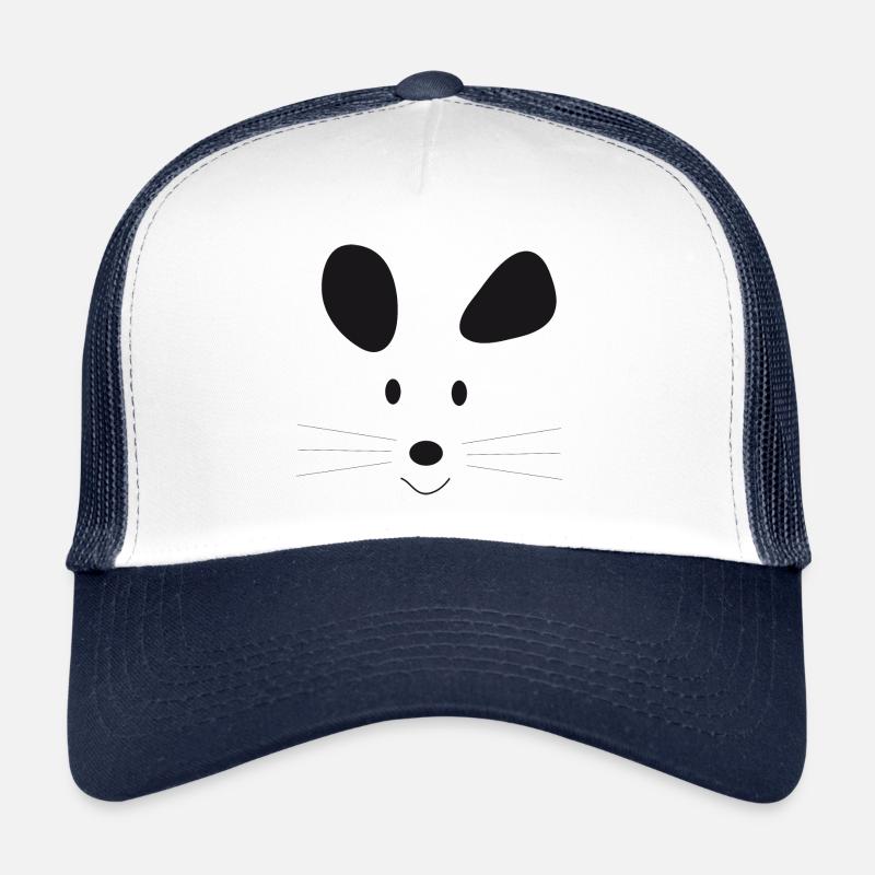 Cute mouse face as Mausi gift idea Trucker Cap