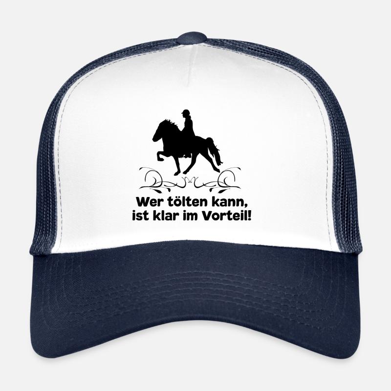 Islandpferd T-Shirt Tölt Spruch Pferdemädchen Isi Trucker Cap