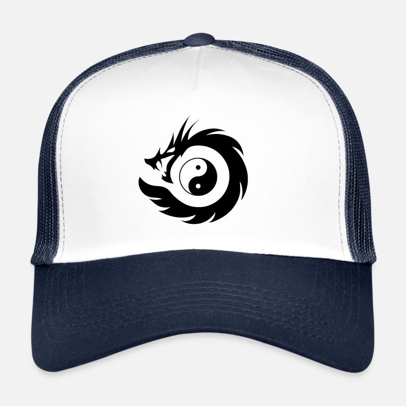 Dragon Yin Yang (v2) Trucker Cap