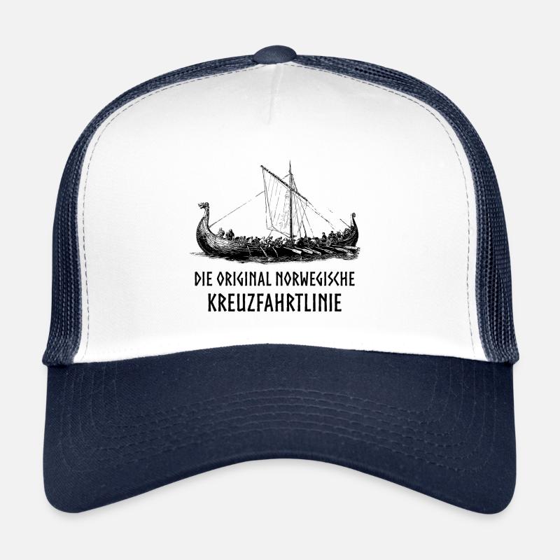 Wikingerboot > Original norwegische Kreuzfahrtlini Trucker Cap