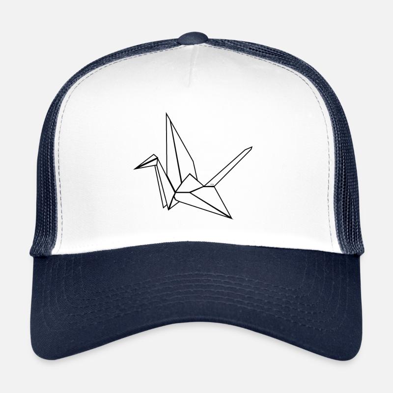 Grue en origami Casquette trucker 