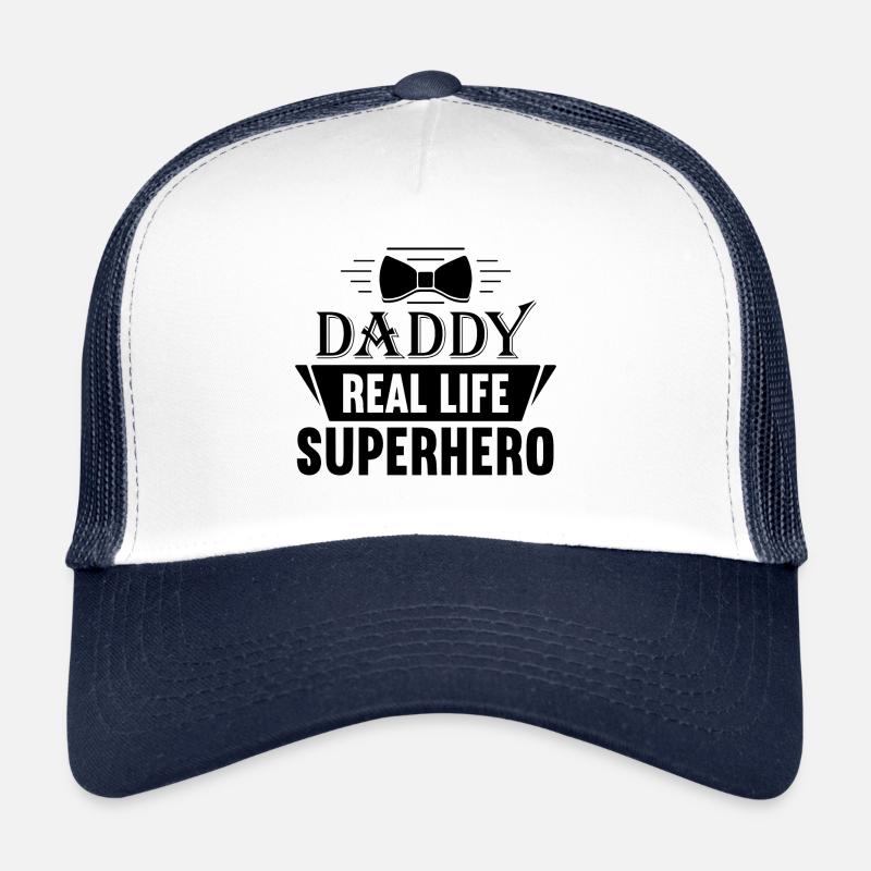 Papa ein echter Held im echten Leben Trucker Cap