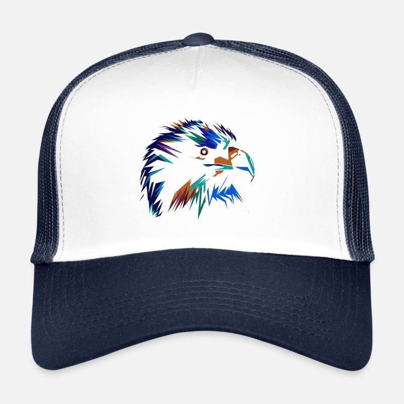 Falke in dunkel Bunt Trucker Cap