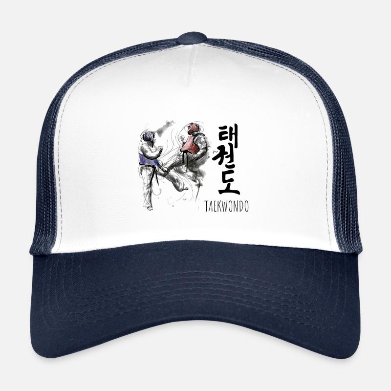 taekwondo cup - Trucker Cap - white/navy