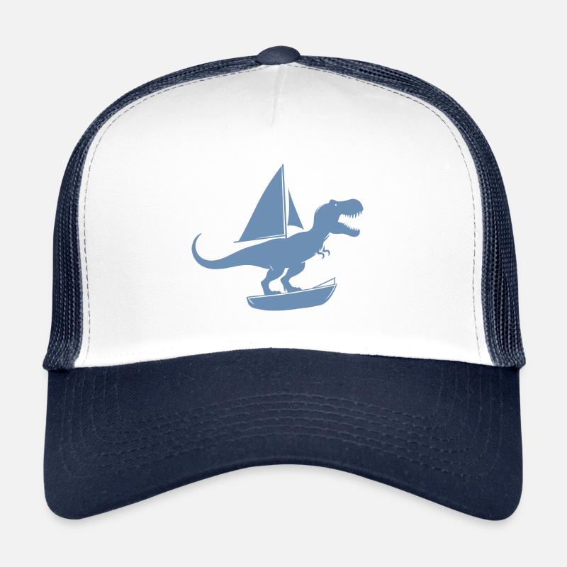 Minimalistische Jolle mit T-Rex Sommer Trucker Cap