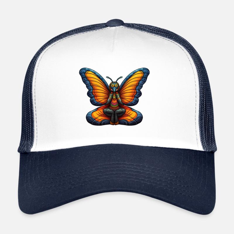 Schmetterlinge Yoga Trucker Cap