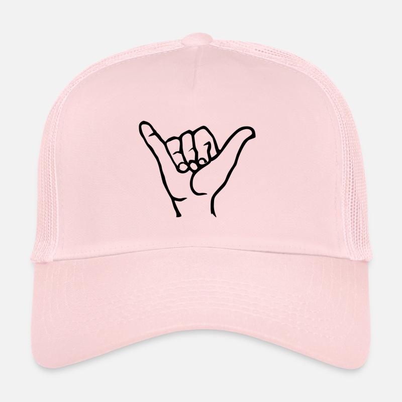 Hawaii Shaka motif Trucker Cap