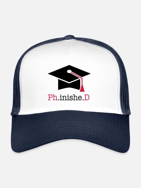 doctorate - Trucker Cap - white/navy - Front