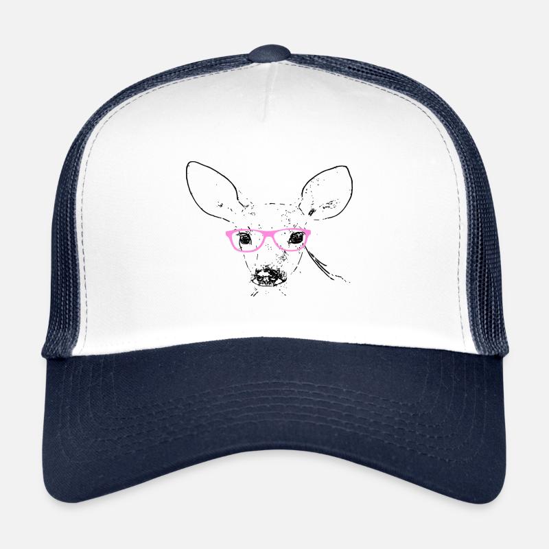 Reh mit Brille Trucker Cap
