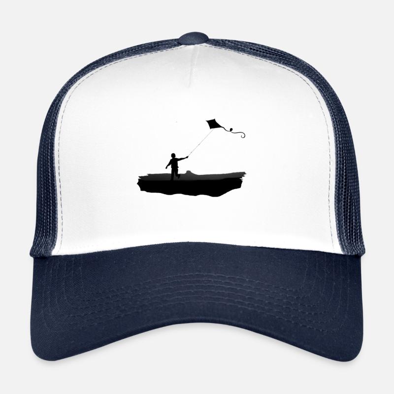 Boy with a kite Trucker Cap
