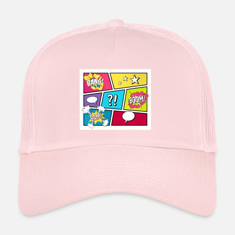 BD COMIC Pop Art Casquette trucker 