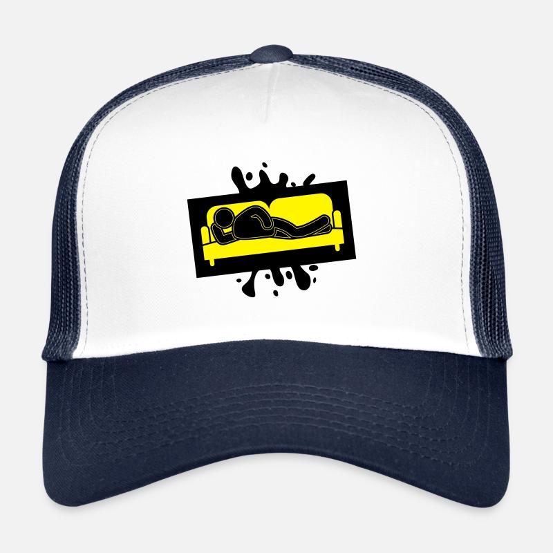 Couch Schlafen Sofa Müde Icon Trucker Cap