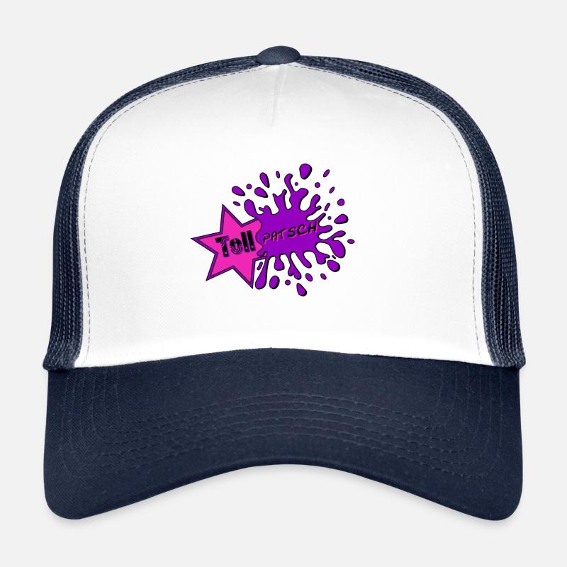 Tollpatsch 3.0 - Trucker Cap - Weiß/Navy