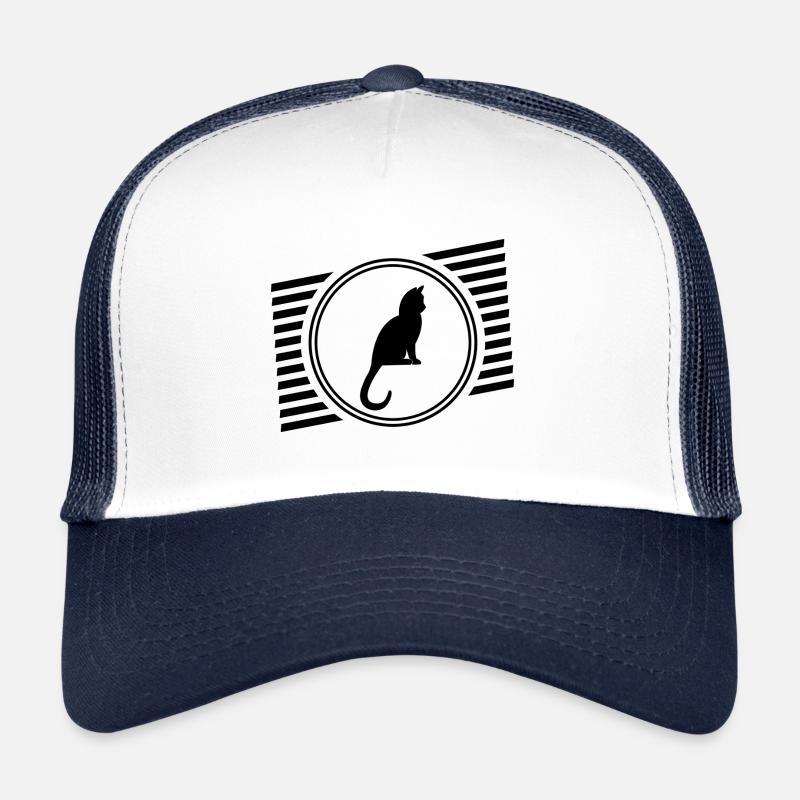 chat Casquette trucker 