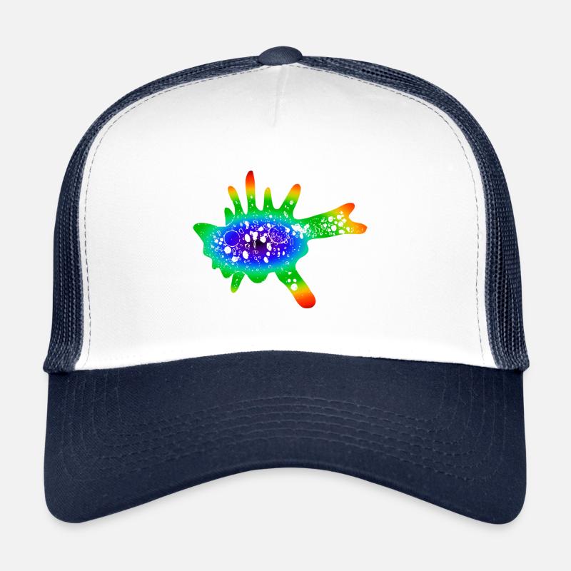 Amoeba - colored Trucker Cap