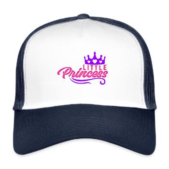 LITTLE PRINCESS - Trucker Cap - white/navy - Front