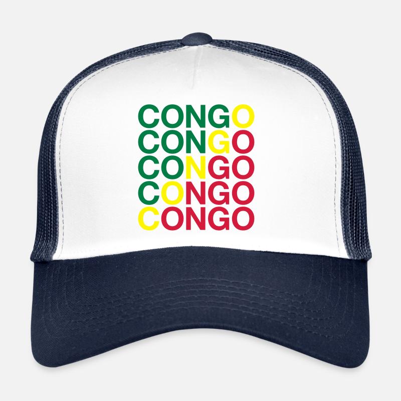 CONGO Flagge Kongo Trucker Cap