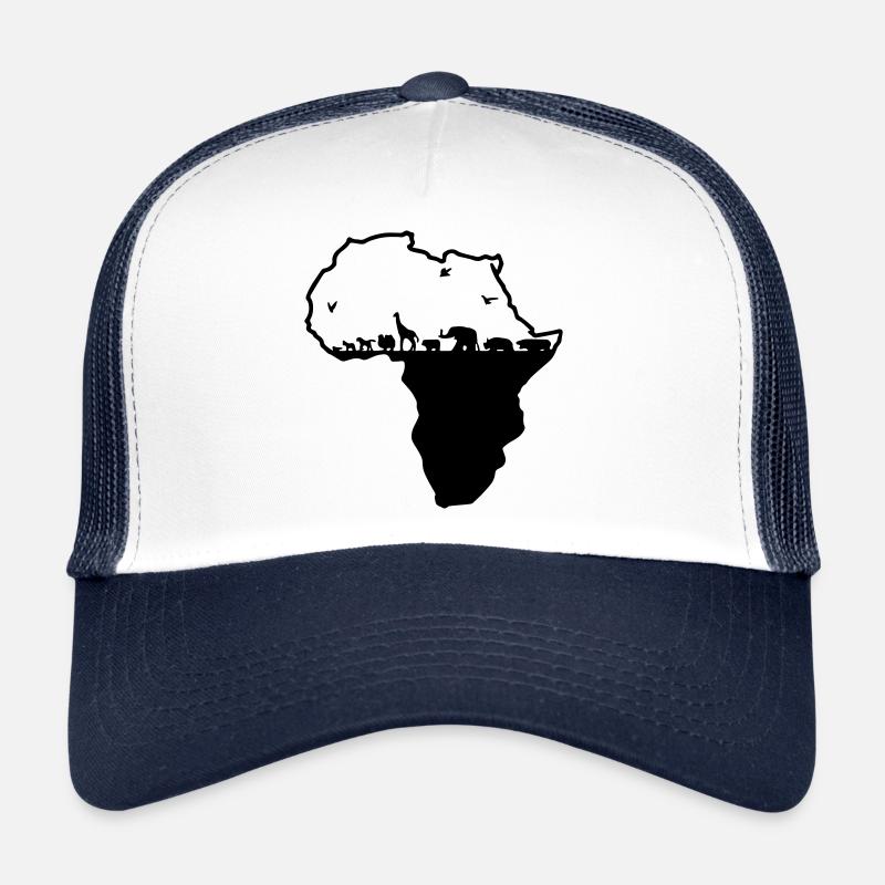 Africa - Trucker Cap - white/navy
