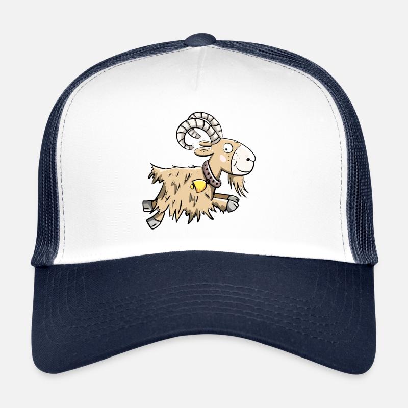 Sprunghafte Ziege I Widder I Ziegenbock Geschenk Trucker Cap