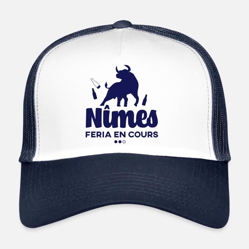 Feria de nîmes taureau et alcool Casquette trucker 