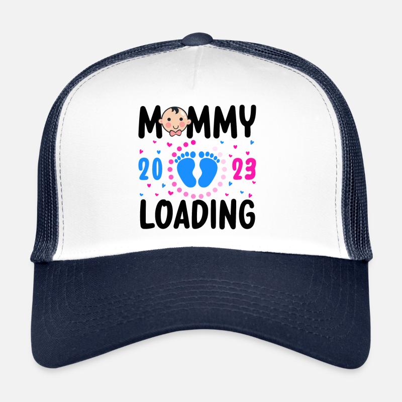 Mama loading 2023, werdende Mutter 2023 Trucker Cap