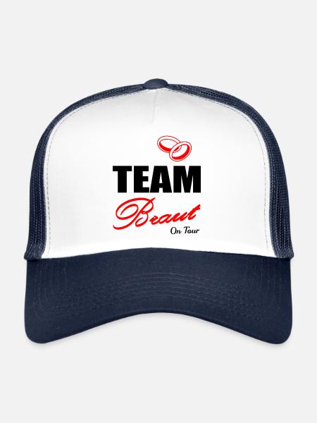 JGA - Trucker Cap - Weiß/Navy