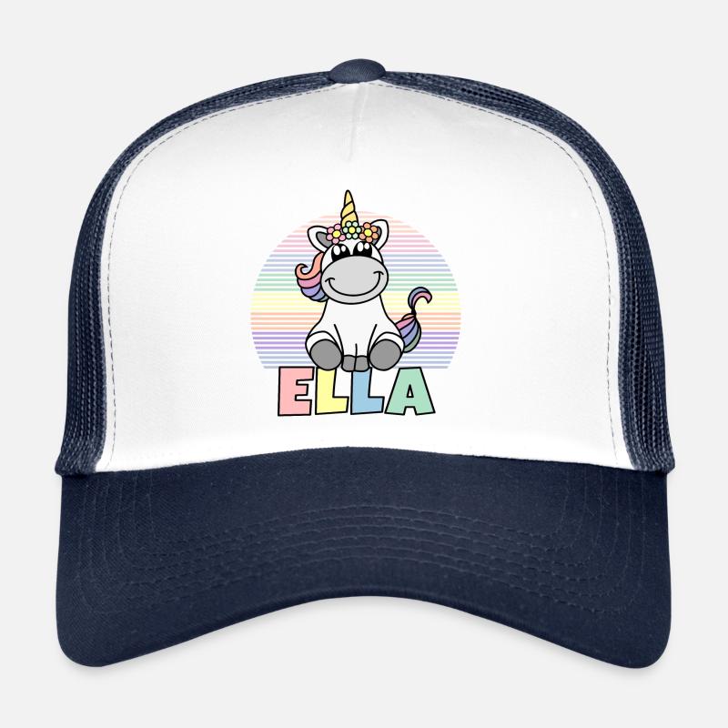 Ella Einhorn Name Trucker Cap