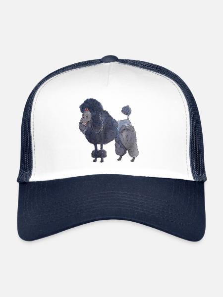 Pudel zwischendurch - Spaß - Trucker Cap - Weiß/Navy - Vorne