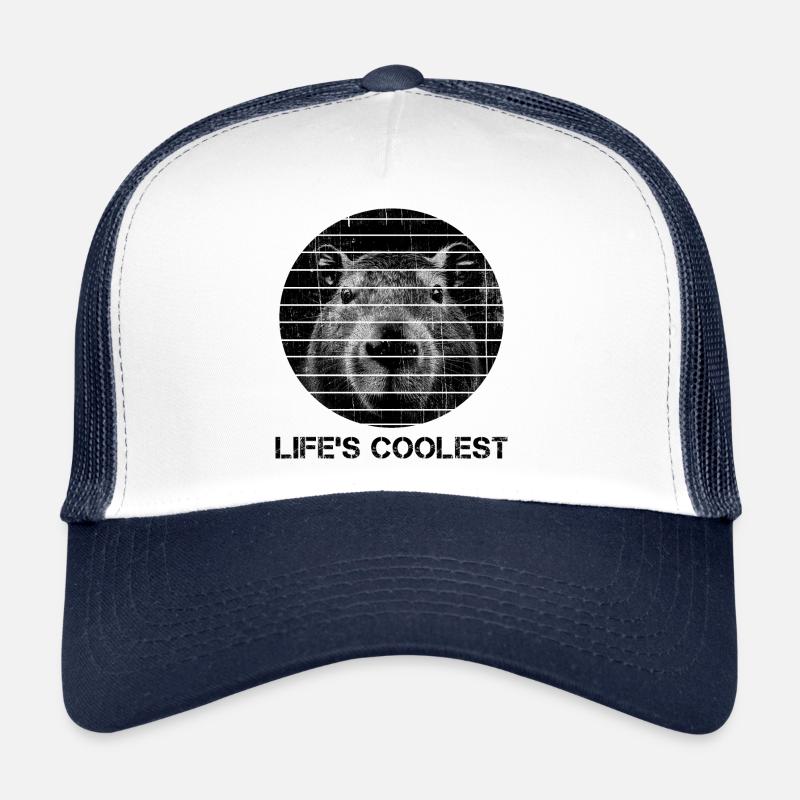 Capybara Le Wasserschwein le plus cool de la vie Casquette trucker